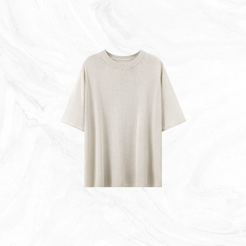 2026 Cool and Airy Japanese-Style T-Shirt, Summer Lightweight, Breathable, Simple, Casual, Workwear Knit Top for Women
