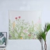 Nền vải in treo vải lưới màu đỏ bố trí phòng tường vải trang trí nhà đầu giường vải nền treo tường tấm thảm - Tapestry thảm decor Tapestry