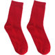 2 pairs of red socks for couples to get married, a pair of pure cotton mid-calf socks for men and women in their zodiac year, red bride, solid color, Year of the Dragon