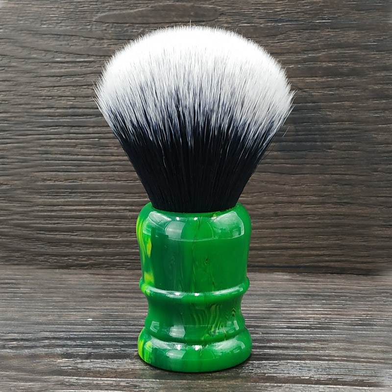 Di Shi DS new imperial green handle soft rayon dovetail brush head shaving brush Hu brush shaving brush bubble brush
