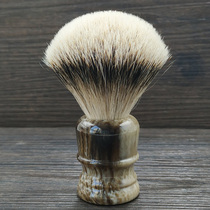 Dishi Ai Sha Yinjian Special Road Badger Hair Shaving Brush Imitation Horn Handmade Polishing Soft Hair Beard Brush Shaving Soap Foam Brush