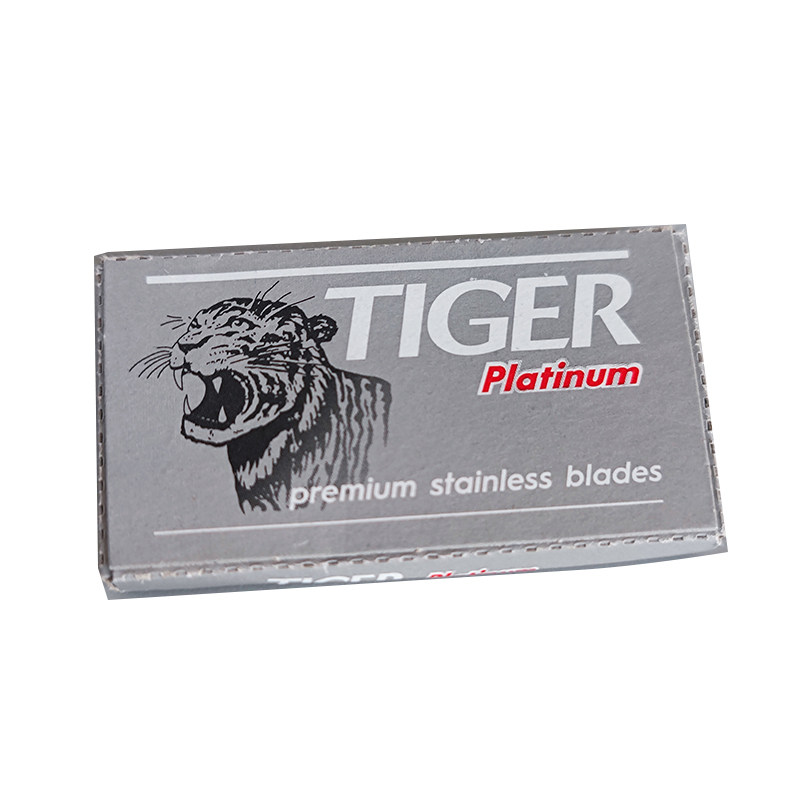 Dishi Men's Double-Blade Safety Razor Blade Tiger Platinum Shaving Blade 5-piece set