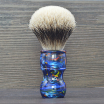 Dishi export German shaving brush mens shaving brush pure badger hair resin handle shaving soap cream bubble brush