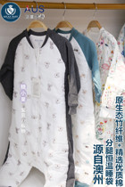 Relax Baby Baby sleeping bag autumn and winter thick kick prevention is Baby split leg gauze thermostatic sleeping bag four seasons Universal