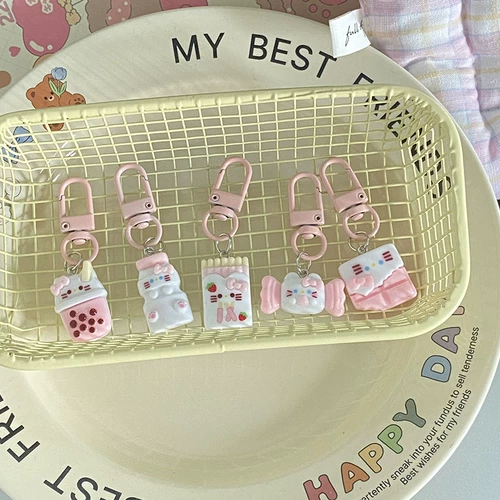 Милый акриловый брелок, реалистичная игра с едой, подвеска, аксессуар