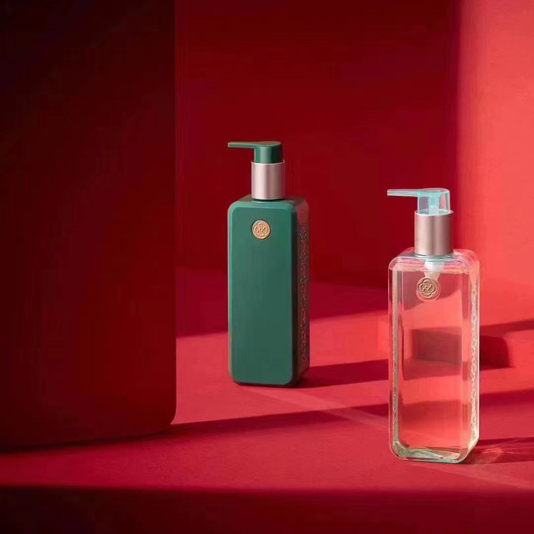 Mandeleine shampoo red seed oil heat sensing film oacmeal amino acid oil control description pack