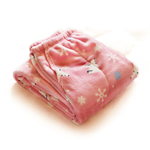 Flannel Sleeping Pants Woman Winter Style Thickened Large Code Coral Suede Loose Warm Home Long Pants Clear Barn can be worn out