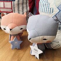 Export single Nordic wind forest cute little fox baby comfort hug doll toy exquisite color box