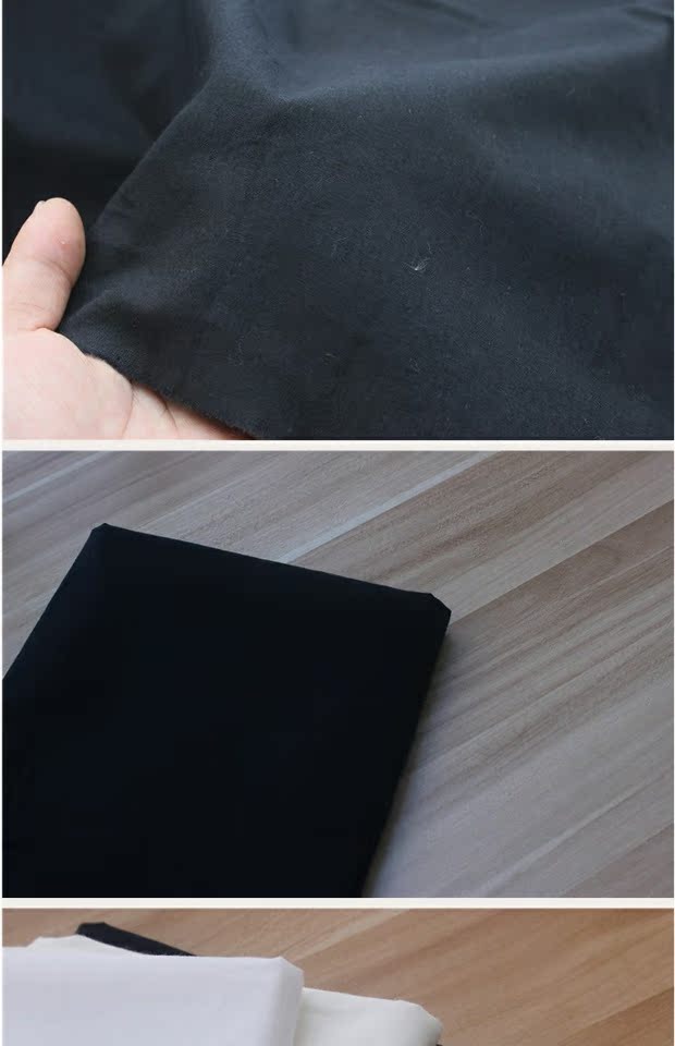 Cotton cotton vải trơn cotton màu đen vải trắng vải lót gối vỏ gối lõi vải - Vải vải tự làm chất vải cotton lạnh