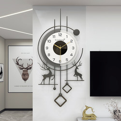 Living Room Wall Clock 2025 New arrival Minimalist Modern Dining Table Wall Clock Popular Creative For Home Fashion Decorative Silent Clock
