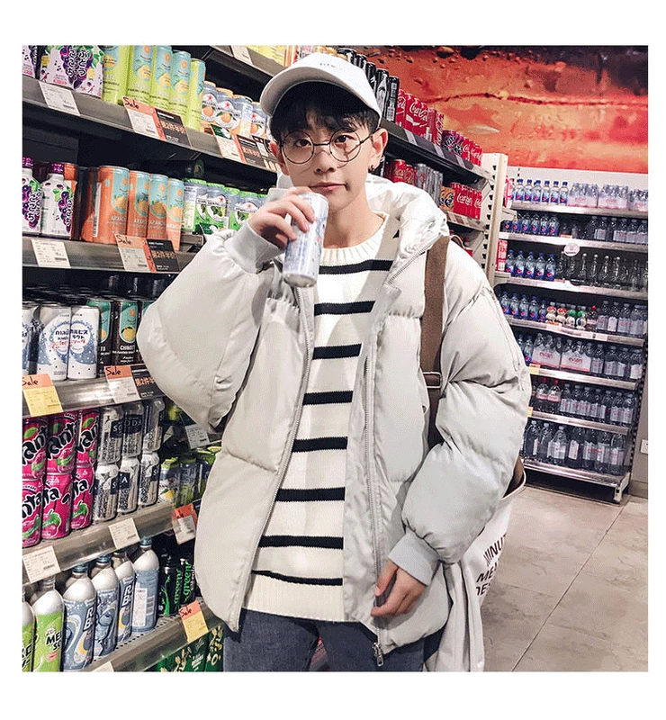 Mùa đông học sinh s mã bông bọ cạp nam ulzzang bánh mì dịch vụ những người yêu thích áo khoác Phiên bản Hàn Quốc của xu hướng áo tay áo cotton