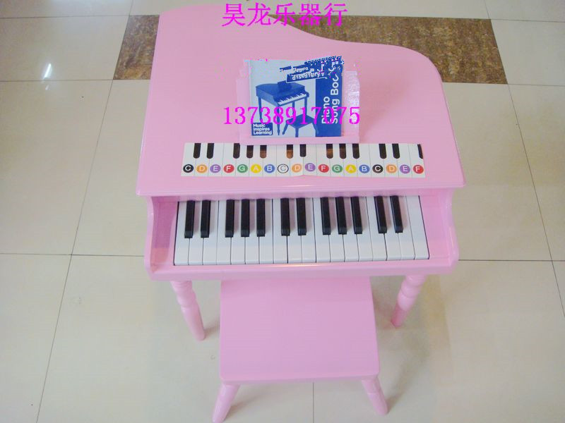 Đàn piano cho trẻ em / Đàn piano cho trẻ em 30 phím / đàn piano nhỏ / có thể chơi đàn piano đồ chơi / với phân - Đồ chơi nhạc cụ cho trẻ em dan piano cho be