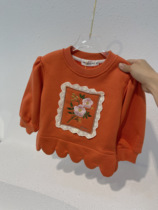 Rainbow Home Girls foreign lace sweater# O738