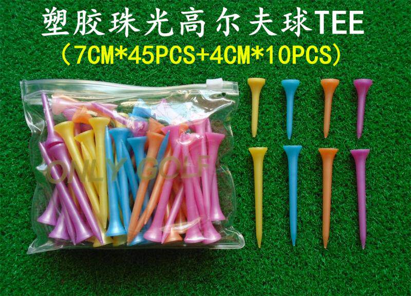 Hot selling TP0204 golf nails plastic beaded big bag ball TEE golf ball holder t 55 sticks