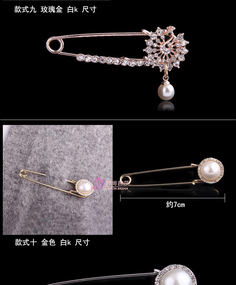 Broche en Zircon diamant - Ref 1171702 Image 13