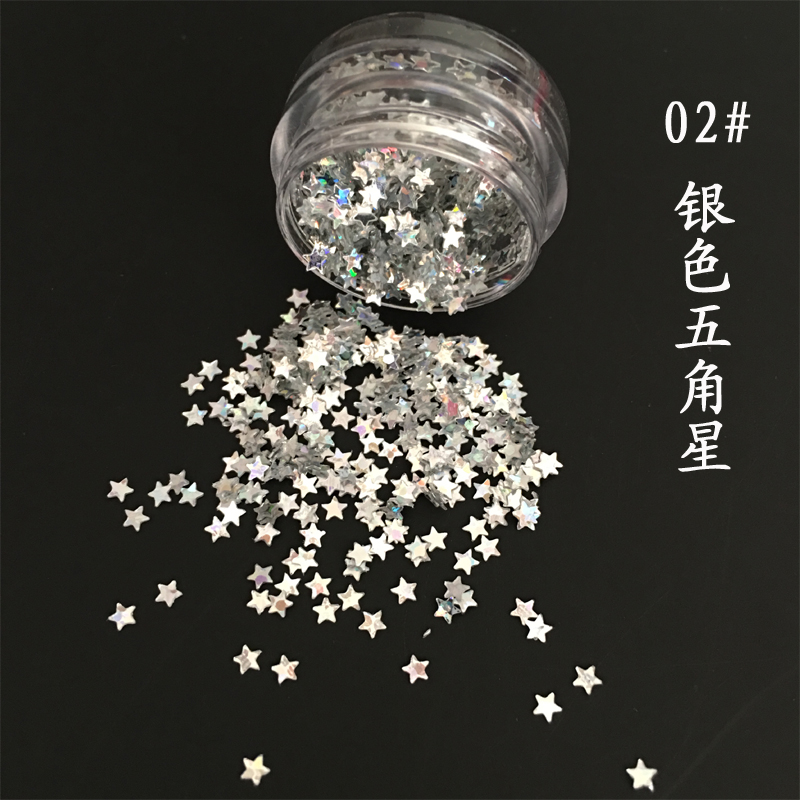 Ngôi sao năm cánh sequin lấp lánh phấn mắt lấp lánh bột trẻ em biểu diễn sân khấu hiệu suất cô dâu làm đẹp móng tay sequin - Bóng mắt bảng màu mắt innisfree