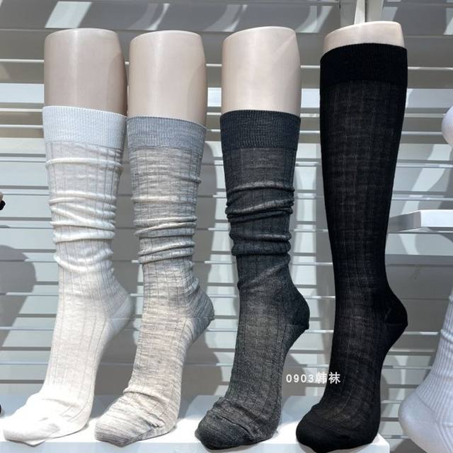 jk pressure slimming spring and autumn calf socks for women, ການອອກແບບບາງ, ຈັບຄູ່ເກີບຫນັງຂະຫນາດນ້ອຍ, socks, ຂາຍາວ