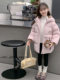 Girls' Mid-Length down Jacket 2025 New Winter Style Labubu Super Stylish Cotton Coat Children's Thickened Warm Outerwear