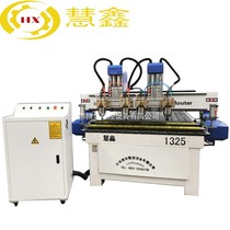 Woodworking engraving machine two drag four head desktop automatic CNC advertising engraving machine relief cutting carving