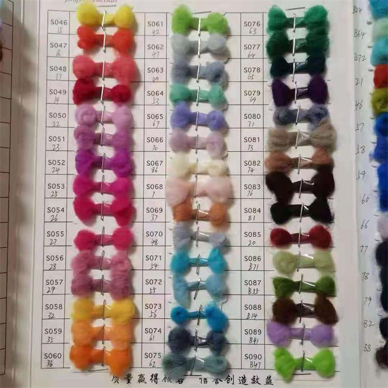Free Shipping Stamping Fun Material Kit Australian Imported Colorful Wool Strips Handmade Doll Cartoon Plush Toy Wool Felt Free Shipping Stamping Fun Material Kit Australian Imported Colorful Wool Strips Handmade Doll Cartoon Plush Toy Wool Felt