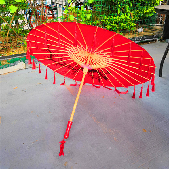 Classical Chinese Wind Performance Dance Dance Profile Umbrella Female Wears Paper Umbrella Paper CoS
