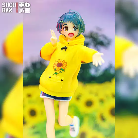 High-Quality Chinese Version of Egg Story: Beautiful Girl, Aida, Casual Sweatshirt Standing Model Boxed Figure Gift