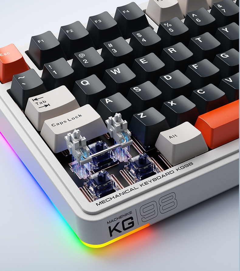 Machenike/机械师KG98客制化三模键盘Gask无线蓝牙热插拔游戏电竞插图5