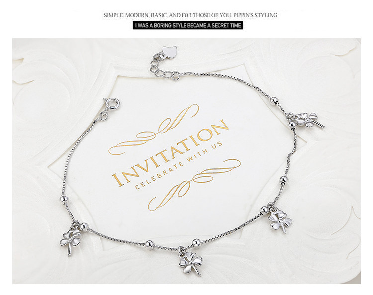 Chaine de cheville Femme en Argenterie - Ref 3102114 Image 13