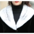 Mùa xuân 2019 mới của phụ nữ Hained cừu xé lông chồn chéo áo lông dài mỏng - Faux Fur