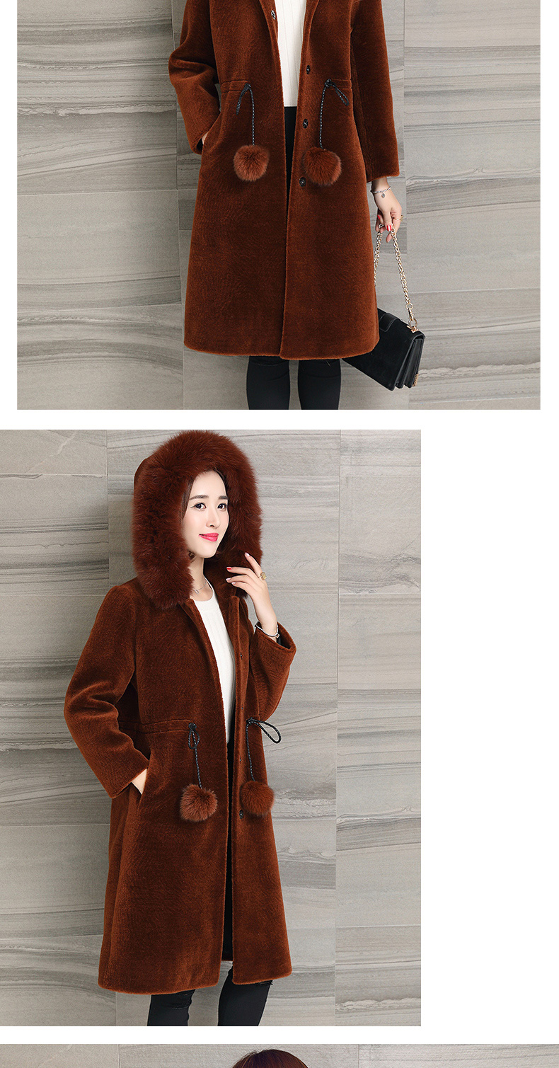 Manteau de fourrure femme XUESNROL    - Ref 3173589 Image 15