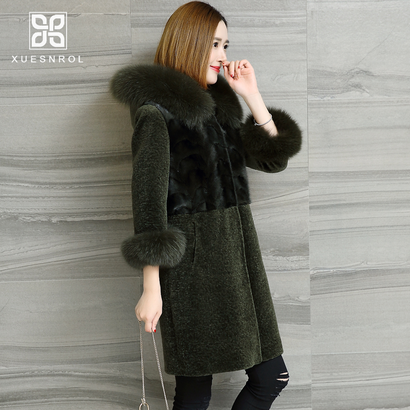 Manteau de fourrure femme XUESNROL    - Ref 3173535 Image 5