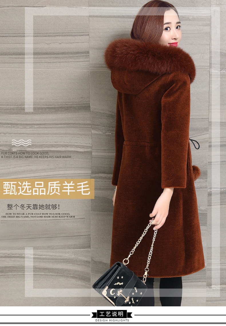 Manteau de fourrure femme XUESNROL    - Ref 3173589 Image 7