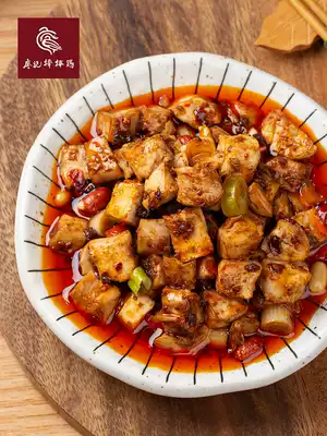 Liao Ji Bang Bang Chicken Red Oil Rabbit Ding Sichuan specialties Cold-eaten Rabbit Cold Vegetables Sichuan Cuisine Snacks Deli 430g