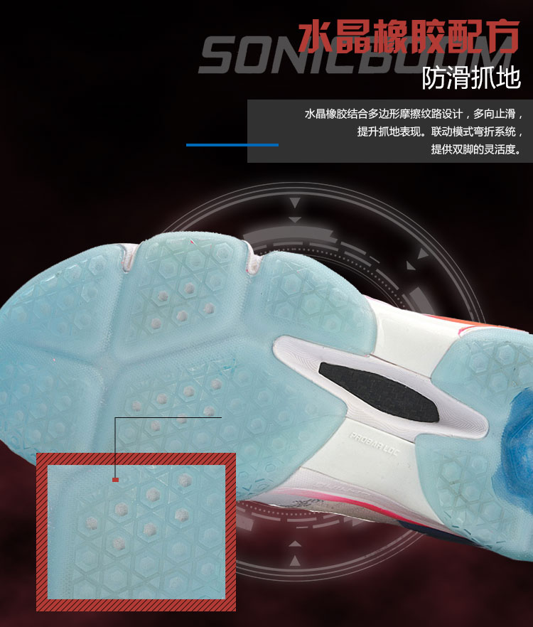 2019 mới Li Ning sound nổ 2.0 giày cầu lông nam và nữ mẫu giày chống trượt đào tạo thi đấu chuyên nghiệp AYZP001 - Giày cầu lông giày cầu lông kawasaki