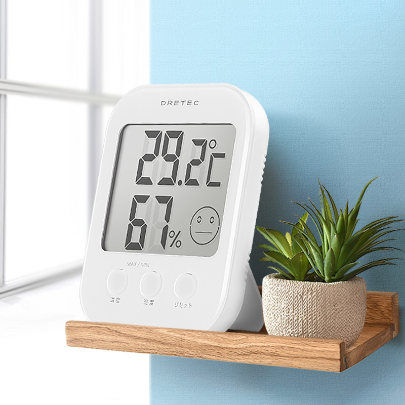 dretec Dolicico Japan Electronic temperature hygrometer for home high-precision indoor hygrometer baby room thermometer