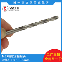 Wanjin Tools M35 precision grade stainless steel special drill bit 1 0mm-3 9mm cobalt drill bit