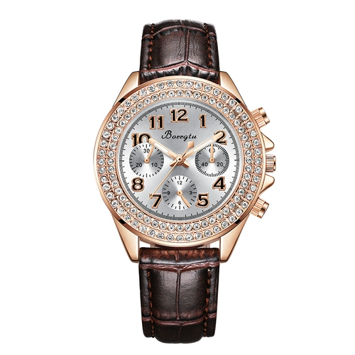 Трендовый модный брендовый циферблат, водонепроницаемый ремень, кварцевые часы, простой и элегантный дизайн