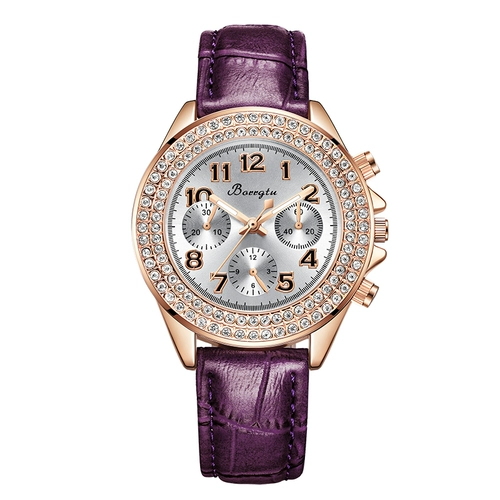 Трендовый модный брендовый циферблат, водонепроницаемый ремень, кварцевые часы, простой и элегантный дизайн