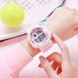 Водонепроницаемые милые брендовые цифровые часы, простой и элегантный дизайн, для средней школы