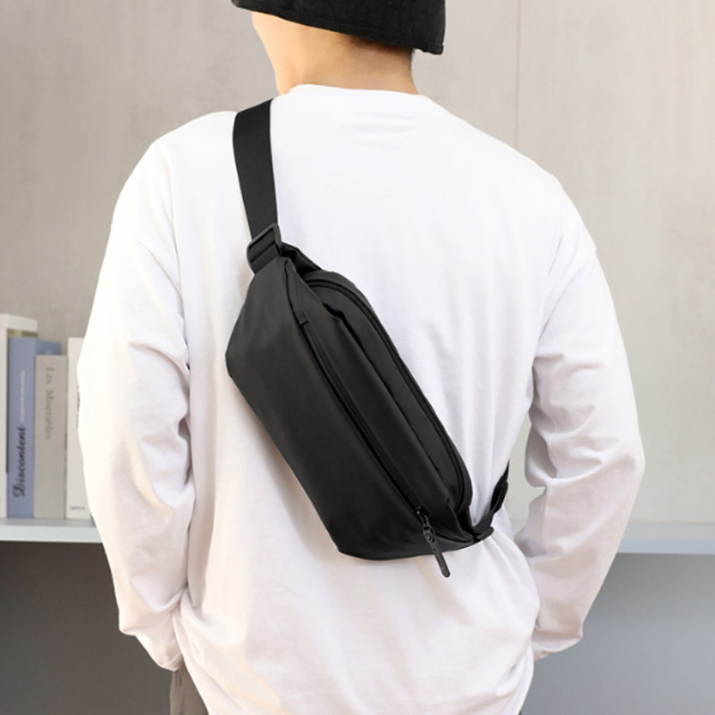 Hong Kong Trend Brand Chest Bag Men's Sports Running Waist Bag Functional Bag Multifunctional Casual One Shoulder Messenger Small Bag Female