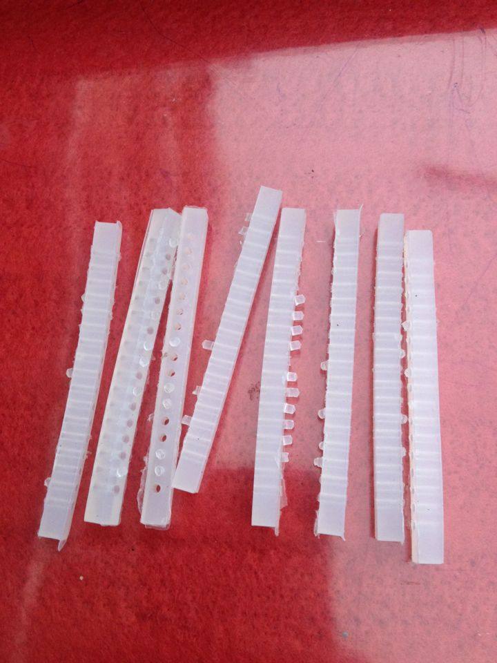 1000 type word wheel with hole positioning silicone strip with hole rubber strip sealing machine accessories card word rubber strip