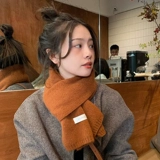 Трикотажный демисезонный универсальный удерживающий тепло шарф, в корейском стиле, изысканный стиль