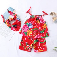 Красный комплект, платок, эффект подтяжки