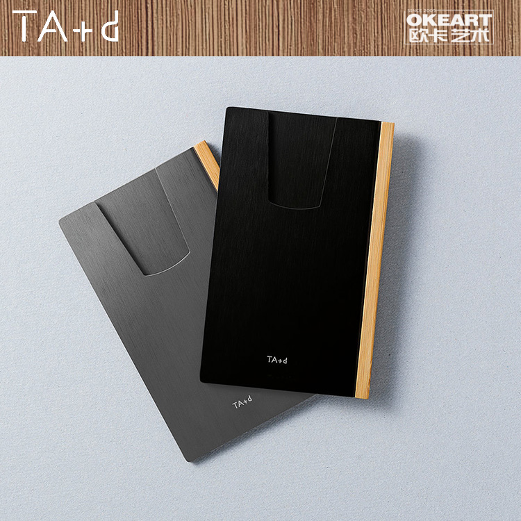 Taiwan TA D Creative Summer Design FIBER LAVENDER FAME FILM CLIP BLACK TITANIUM CREATIVE PERSONALITY WENDE NAME FILM BOX