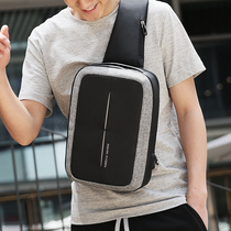 Marco Leiden tablet bag business messenger bag mens chest bag tide brand shoulder bag large capacity anti-theft small backpack