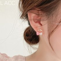 Korean small crowddesign Sensation Water Honey Peach Earrings Woman Summer Advanced Temperament Net Red Earrings 2022 New Tide