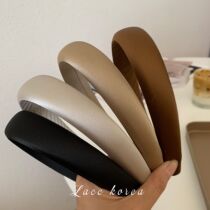 High-skull top wide-brimmed sponge headband female retro French all-match net infrared out wash face pressure hair headband hairpin headwear