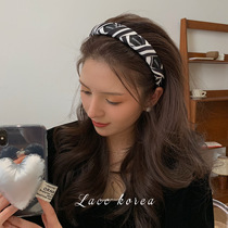 Xiaoxiangfeng wash face headband female non-slip summer autumn and winter high skull top wide-brimmed high-end headband hairpin headwear