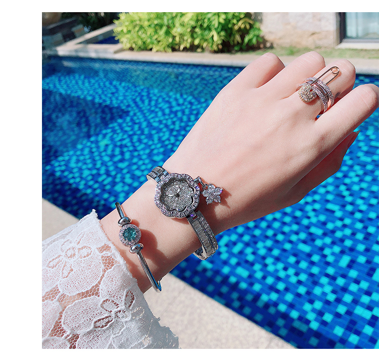 Thời trang hàn quốc mở đơn giản rắn xương vòng đeo tay nữ dương tim vòng tay glass beads Sen mật ong bracelet vòng đeo tay