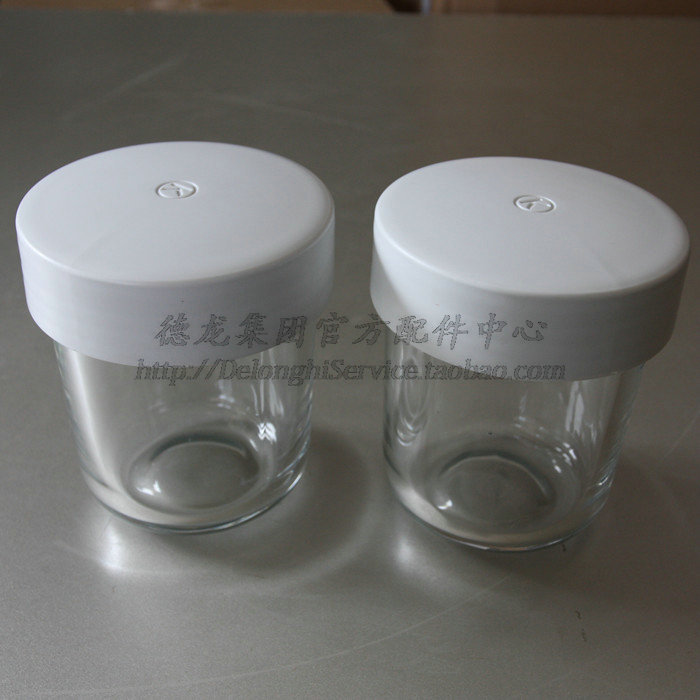 KENWOOD KEWOOD AT320 GRINDING CUP TWO PIECES OF GLASS MUG PARTS GRINDING GLASS CUPS ACCESSORIES